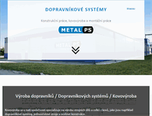 Tablet Screenshot of metal-ps.com
